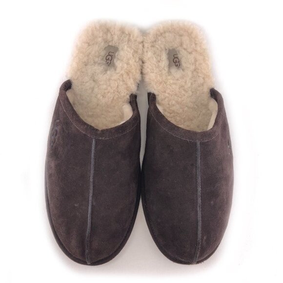 UGG Australia Brown Suede Winter Scuff Slippers 17 main image 13